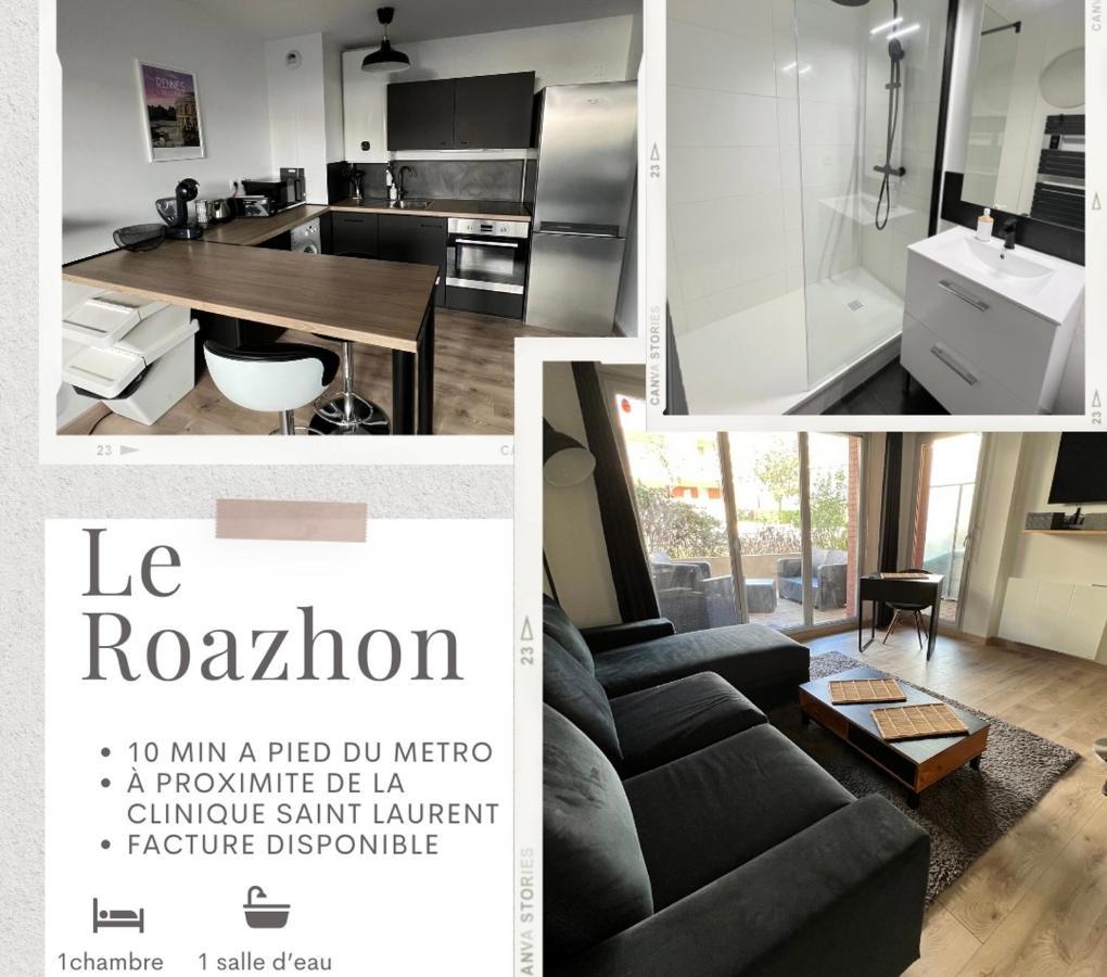 Le Roazhon, Rennes Metropoleアパートメント エクステリア 写真